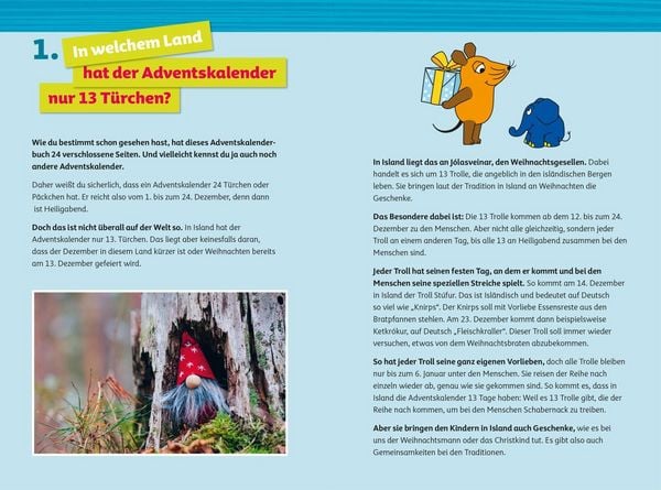 Produktbild: Frag doch mal ... die Maus: Der Adventskalender 2026