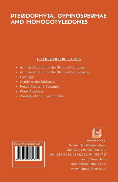 Produktbild: Pteridophyta, Gymnospermae and Monocotyledones