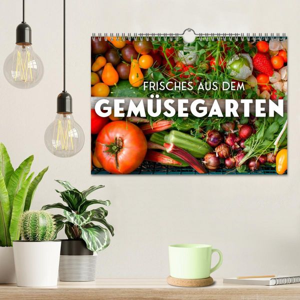 Produktbild: Frisches aus dem Gem&uuml;segarten (Wandkalender 2026 DIN A4 quer), CALVENDO Monatskalender