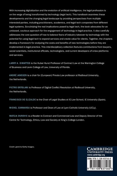 Produktbild: The Cambridge Handbook of Lawyering in the Digital Age