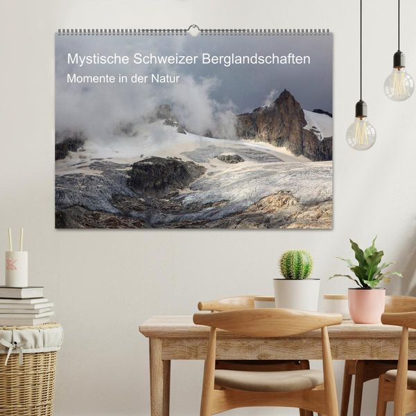 Produktbild: Mystische Schweizer Berglandschaften - Momente in der Natur (Wandkalender 2026 DIN A2 quer), CALVENDO Monatskalender