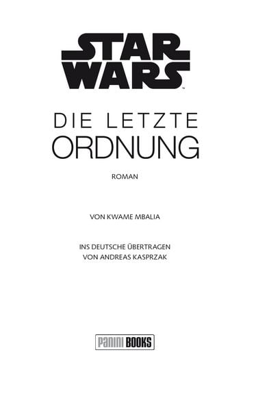 Produktbild: Star Wars: Die letzte Order