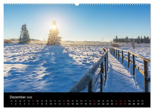 Produktbild: HOHES VENN - Einblicke in ein Hochmoor (hochwertiger Premium Wandkalender 2026 DIN A2 quer), Kunstdruck in Hochglanz