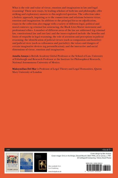 Produktbild: Virtue, Emotion and Imagination in Law and Legal Reasoning