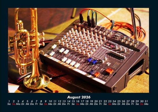 Produktbild: Musik 2026 Fotokalender DIN A4