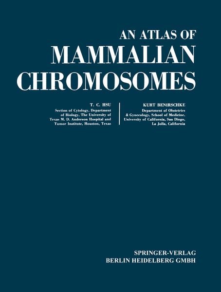 Produktbild: An Atlas of Mammalian Chromosomes