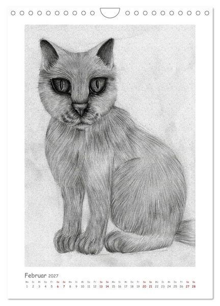 Produktbild: Die Sprache der Augen: Die Seele von Hund und Katze in handgemalten Portr&auml;ts (Wandkalender 2027 DIN A4 hoch), CALVENDO Monatskalender
