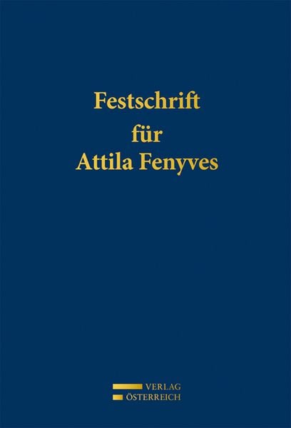 Produktbild: Festschrift f&uuml;r Attila Fenyves