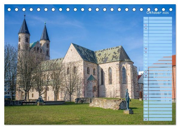 Produktbild: Magdeburg an der Elbe - Der Planer (Tischkalender 2026 DIN A5 quer), CALVENDO Monatskalender