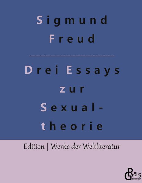 Produktbild: Drei Abhandlungen zur Sexualtheorie
