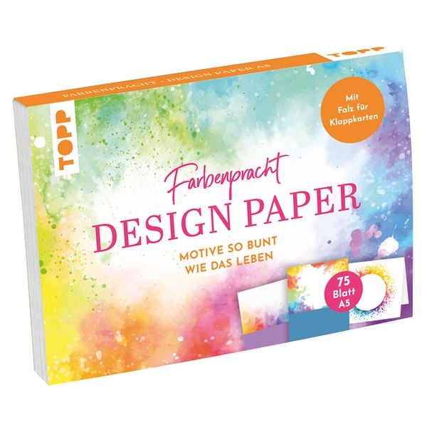 Produktbild: Design Paper Farbenpracht A5