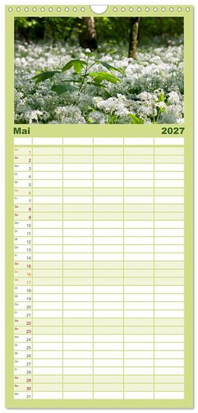 Produktbild: Familienplaner 2027 - Schwarzwald 2027 mit 5 Spalten (Wandkalender, 21 x 45 cm) CALVENDO