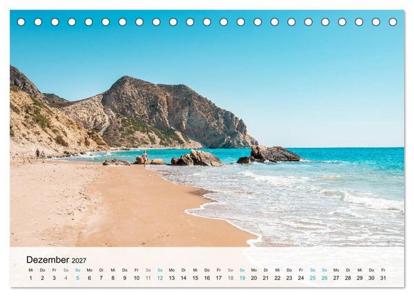 Produktbild: Insel Kos - Badeparadies der S&uuml;d&auml;g&auml;is (Tischkalender 2027 DIN A5 quer), CALVENDO Monatskalender