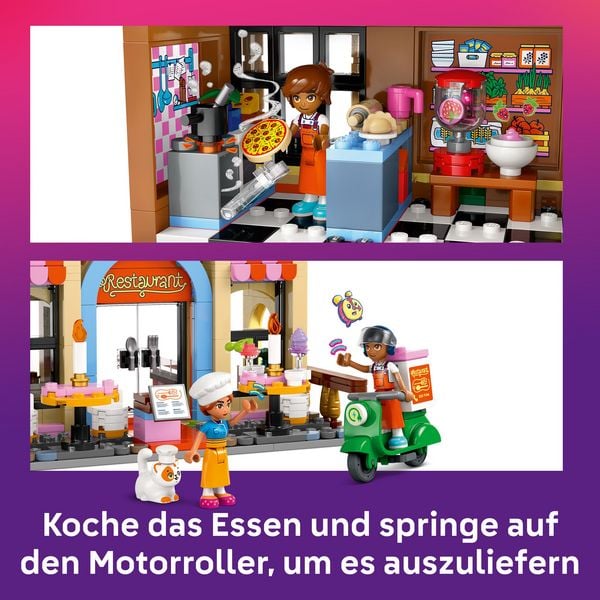 Produktbild: LEGO Friends Restaurant und Kochschule, Geschenkidee für Mädchen 42655