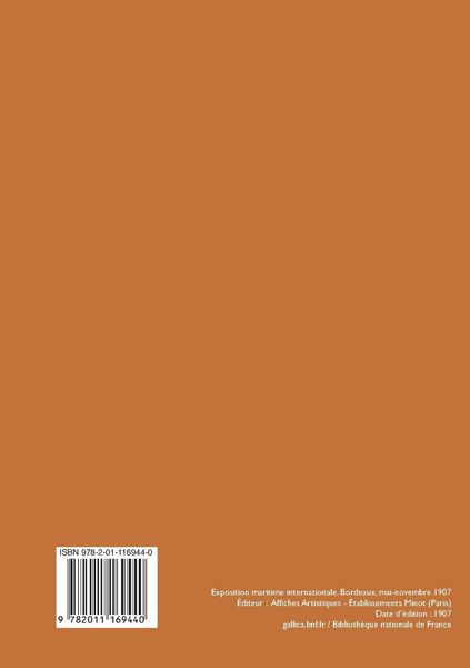 Produktbild: Carnet Lign&eacute; Ligue Maritime Bordeaux