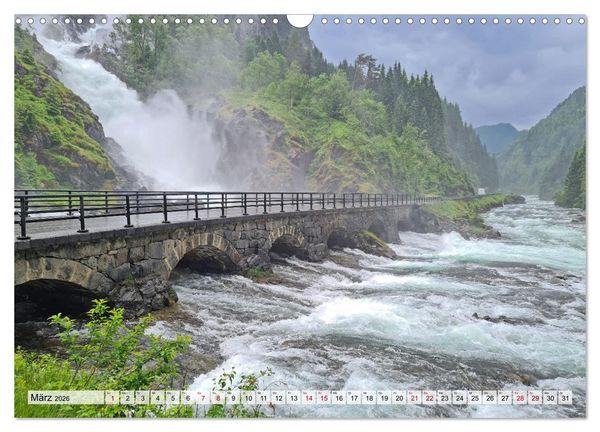 Produktbild: Norwegen erkunden mit dem Wohnmobil (Wandkalender 2026 DIN A3 quer), CALVENDO Monatskalender