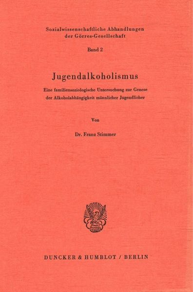 Produktbild: Jugendalkoholismus.