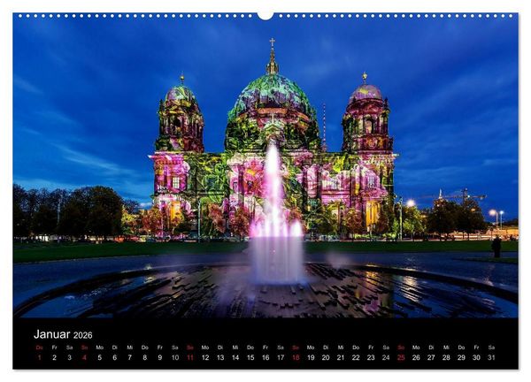 Produktbild: Colours of Berlin (Wandkalender 2026 DIN A2 quer), CALVENDO Monatskalender