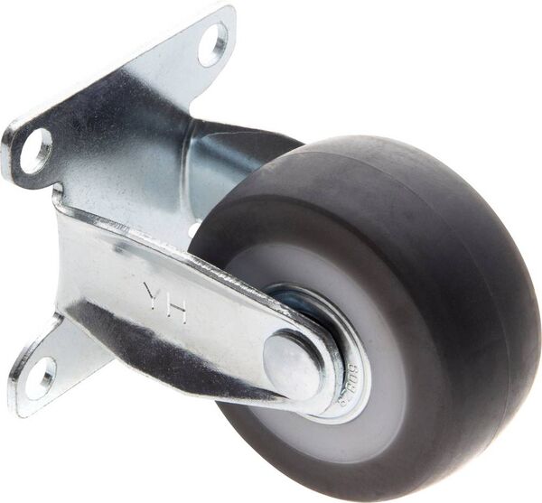 Produktbild: TOOLCRAFT TO-5137881 Bockrolle 50mm mit Anschraubplatte Tragf&auml;higkeit (max.): 50kg