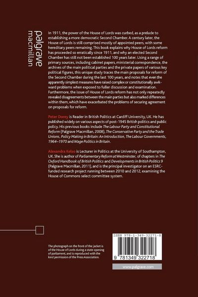 Produktbild: House of Lords Reform Since 1911