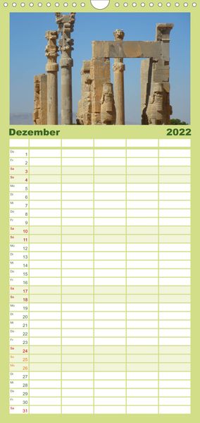 Produktbild: Familienplaner Iran - Eine Bilder-Reise (Wandkalender 2022 , 21 cm x 45 cm, hoch)