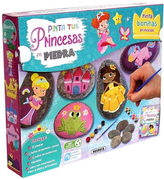 Produktbild: Pinta tus princesas en piedra