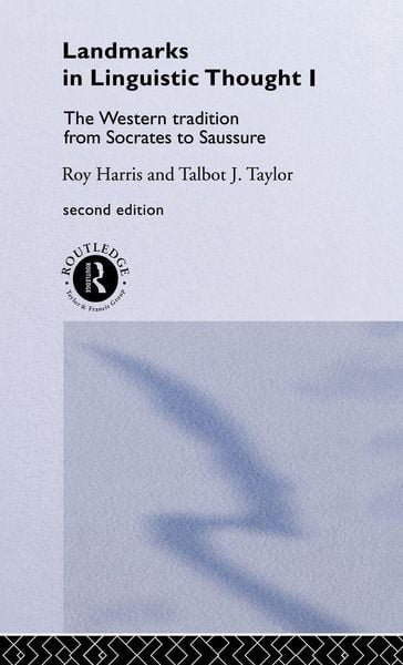 Produktbild: Landmarks In Linguistic Thought Volume I