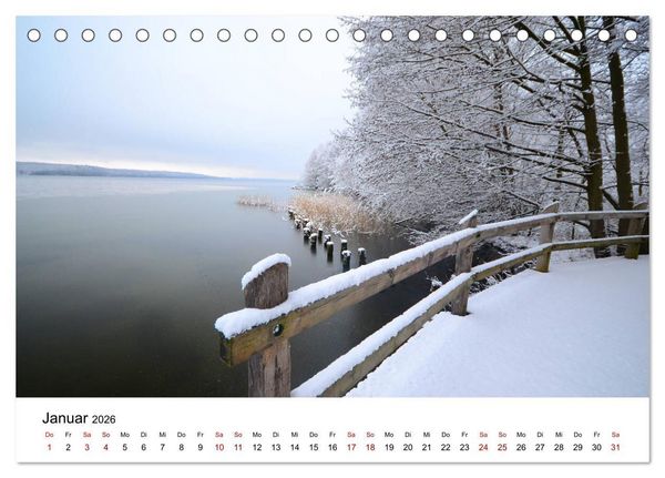 Produktbild: Tollense Landschaften (Tischkalender 2026 DIN A5 quer), CALVENDO Monatskalender