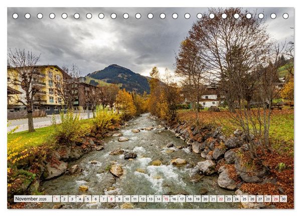Produktbild: Gr&uuml;&szlig;e aus Hinterglemm (Tischkalender 2026 DIN A5 quer), CALVENDO Monatskalender