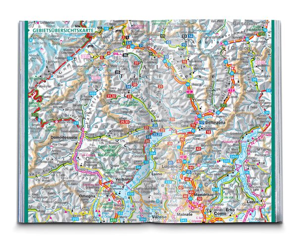 Produktbild: KOMPASS Wanderführer Tessin, 50 Touren mit Extra-Tourenkarte