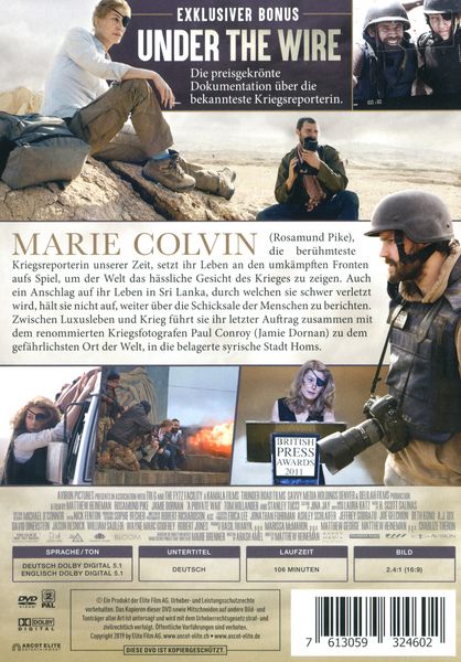 Produktbild: A Private War (+ Bonus-DVD)