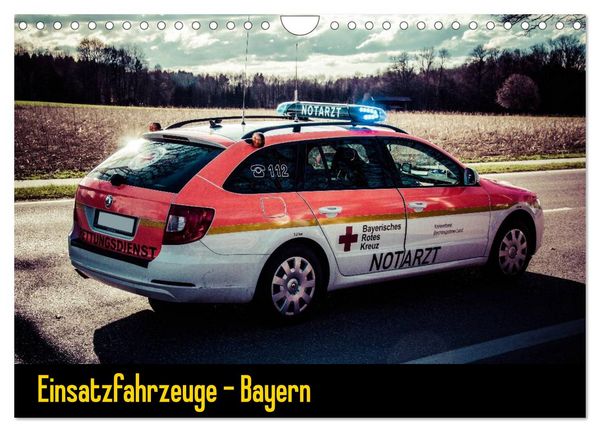 Produktbild: Einsatzfahrzeuge - Bayern (Wandkalender 2026 DIN A4 quer), CALVENDO Monatskalender
