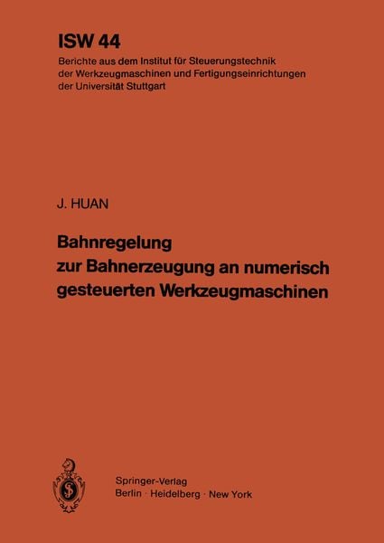 Produktbild: Bahnregelung zur Bahnerzeugung an numerisch gesteuerten Werkzeugmaschinen