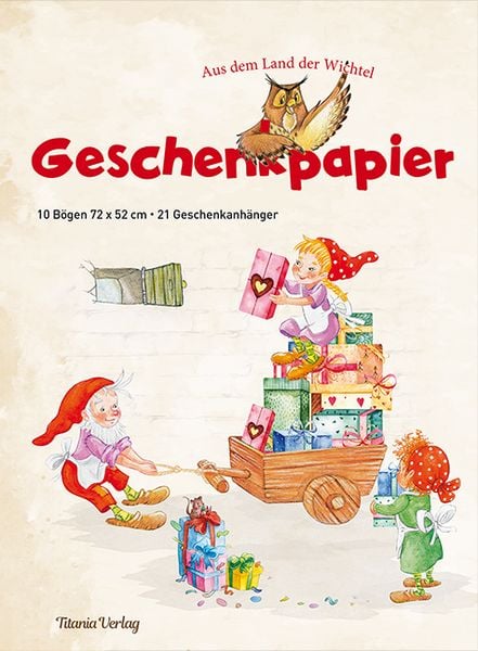 Produktbild: Geschenkpapier &ndash; Aus dem Land der Wichtel