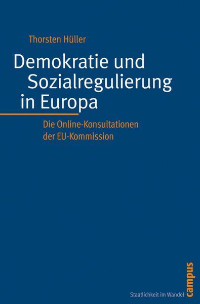 Produktbild: Demokratie und Sozialregulierung in Europa