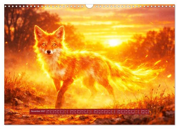 Produktbild: UNsichtbare Tiere - Eine poetische Sammlung aus Licht, Nebel und Fantasie (Wandkalender 2027 DIN A3 quer), CALVENDO Monatskalender