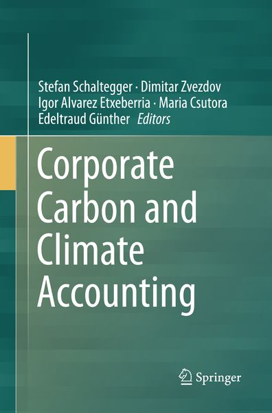 Produktbild: Corporate Carbon and Climate Accounting
