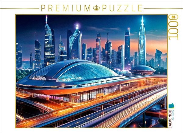 CALVENDO Puzzle Downtown-Eventhall, Veranstaltungszentrum in der City | 1000 Teile Lege-Größe 64x48cm Foto-Puzzle für glückliche Stunden