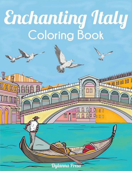 Produktbild: Enchanting Italy Coloring Book