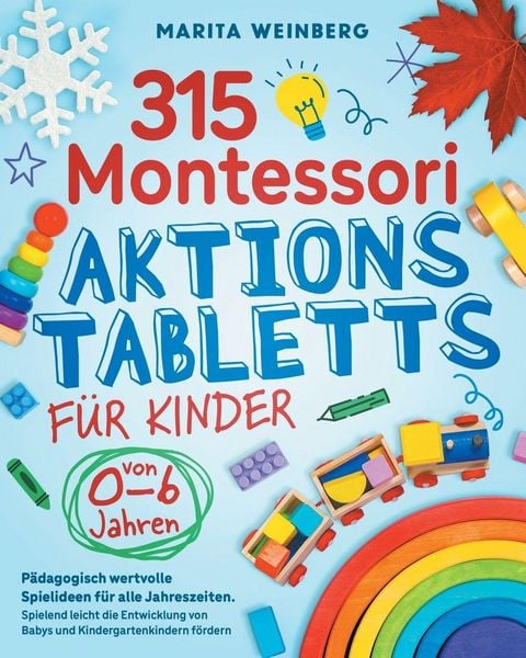 Produktbild: 315 Montessori Aktionstabletts f&uuml;r Kinder von 0-6 Jahren
