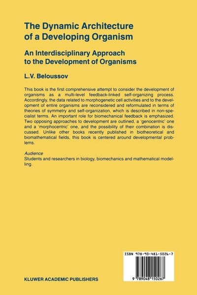 Produktbild: The Dynamic Architecture of a Developing Organism