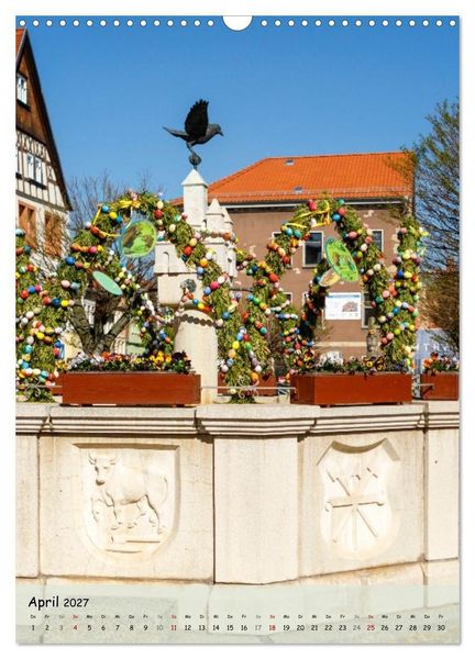 Produktbild: Neustadt an der Orla (Wandkalender 2027 DIN A3 hoch), CALVENDO Monatskalender