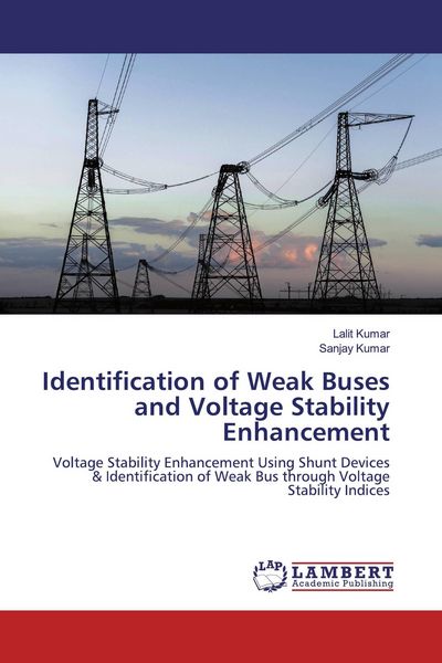 Produktbild: Identification of Weak Buses and Voltage Stability Enhancement