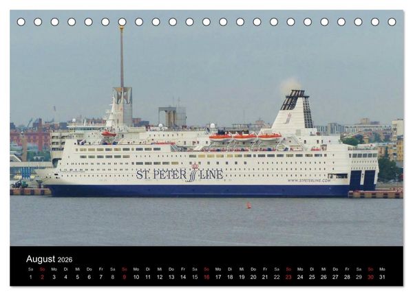 Produktbild: Ostseef&auml;hren (Tischkalender 2026 DIN A5 quer), CALVENDO Monatskalender
