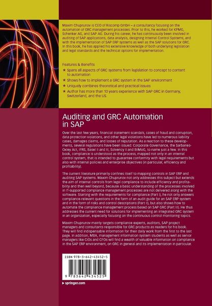 Produktbild: Auditing and GRC Automation in SAP
