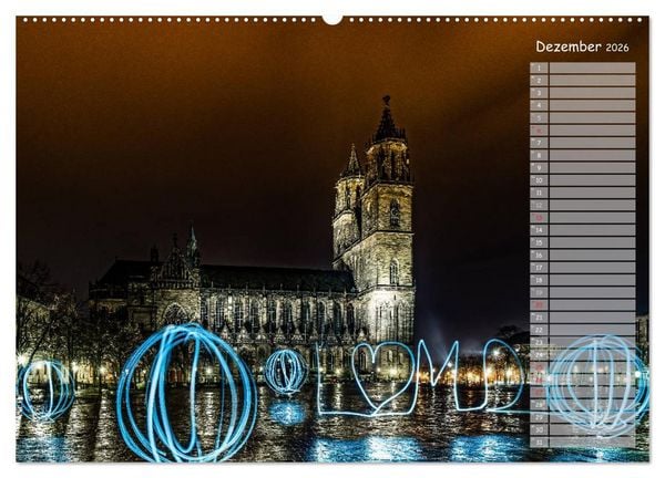 Produktbild: Der Magdeburger Dom 2026 (hochwertiger Premium Wandkalender 2026 DIN A2 quer), Kunstdruck in Hochglanz