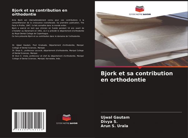 Produktbild: Bjork et sa contribution en orthodontie