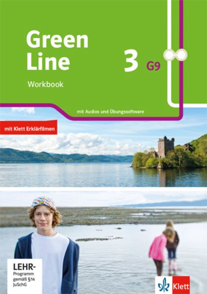 Green Line 3 G9. Workbook mit Audios und Übungssoftware Klasse 7, Set von , Klett Schulbuchverlag, 978-3-12-835038-7