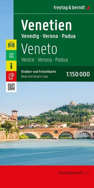 Produktbild: freytag & berndt Stra&szlig;enkarte Venetien - Udine - Venedig - Padua 1:150.000