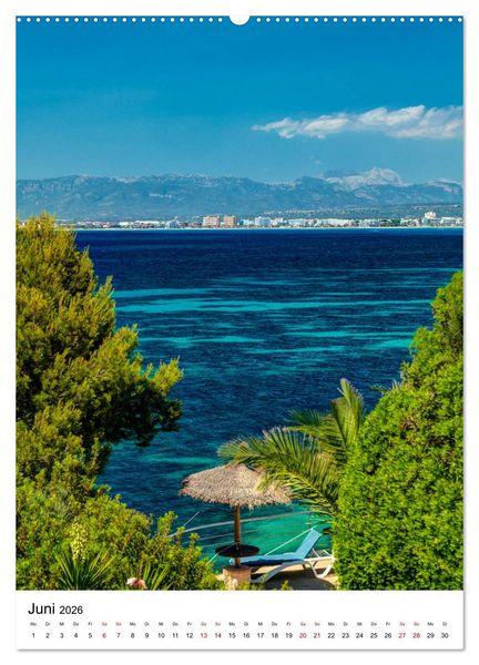 Produktbild: Mallorca - Insel des Gl&uuml;cks (Wandkalender 2026 DIN A2 hoch), CALVENDO Monatskalender